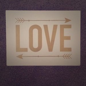 Love wall decor